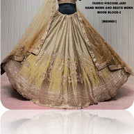 Moon Blood Viscose Jari Hand Work Lehenga Manufacturer Supplier Exporter|ABF-MATSHKANYA-2