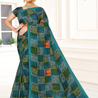 Graceful Printed Saree with Blouse Piece for Modern Ethnic Fashion  | SNR-VARVADHU