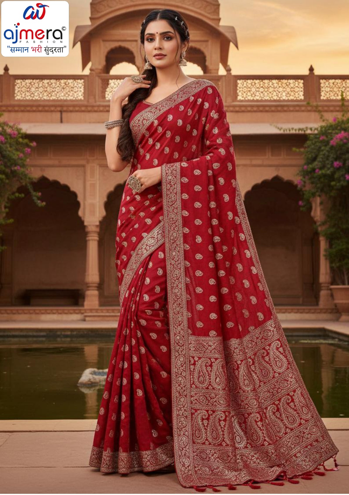 Handwork Heritage Saree Wholesaler and Heritage Saree Supplier | SXS-1695