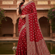 Handwork Heritage Saree Wholesaler and Heritage Saree Supplier | SXS-1695
