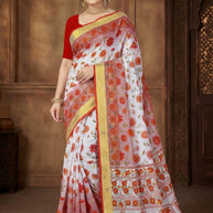 Printed Cotton Saree with Without Blouse for Premium Ethnic and Traditional Wear | MSS-SHIV SALINI COTTON
