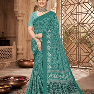 Premium Printed Saree with Matching Blouse Piece for Ethnic Elegance | PUS-DREAM GIRL-110