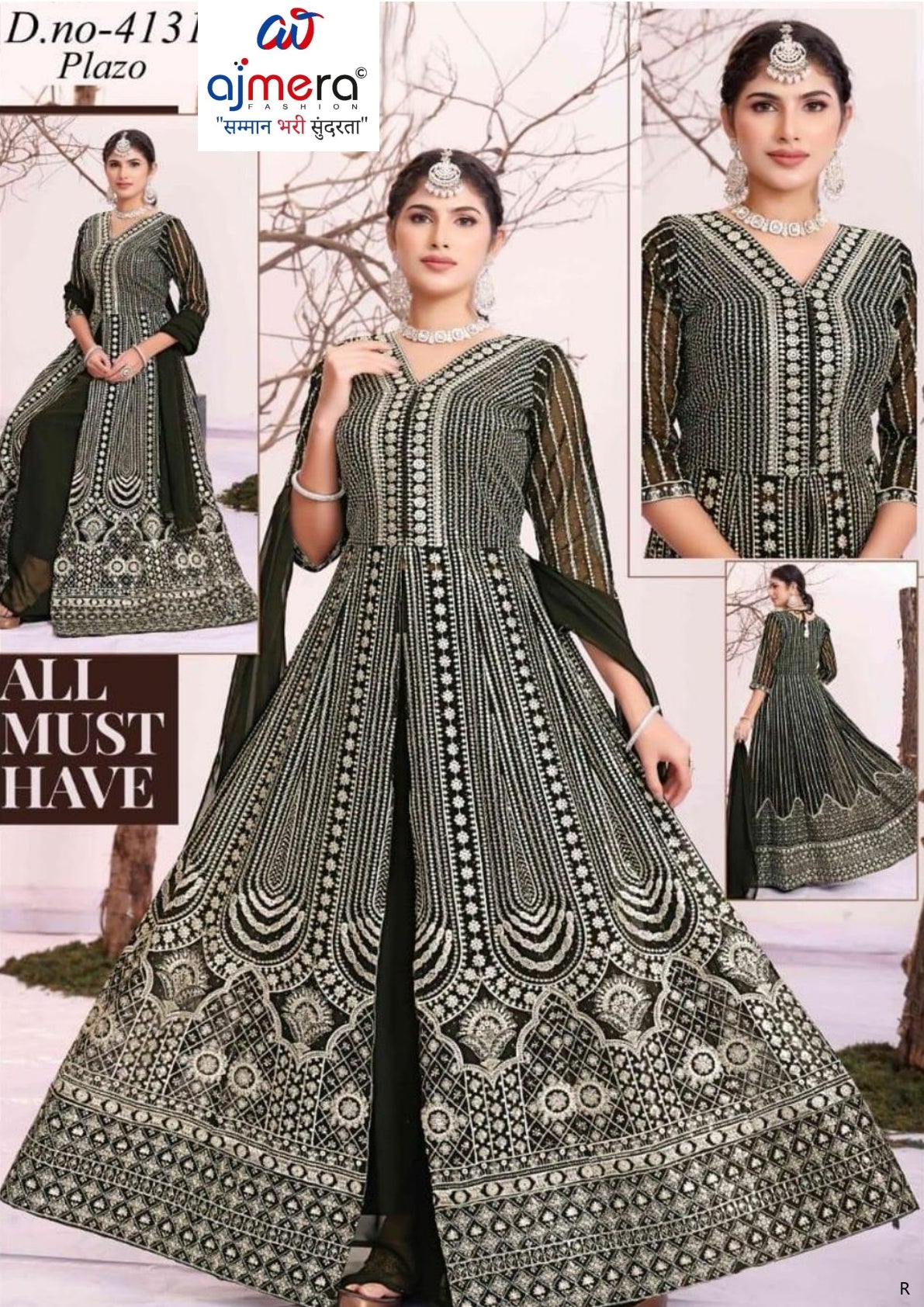 Designer Georgette Gown for Women | KTX-4131-XXL