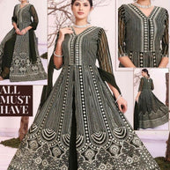 Designer Georgette Gown for Women | KTX-4131-XXL