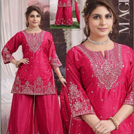 Elegant Georgette Designer Party Wear Gown for Women | SHP-ADDA-144