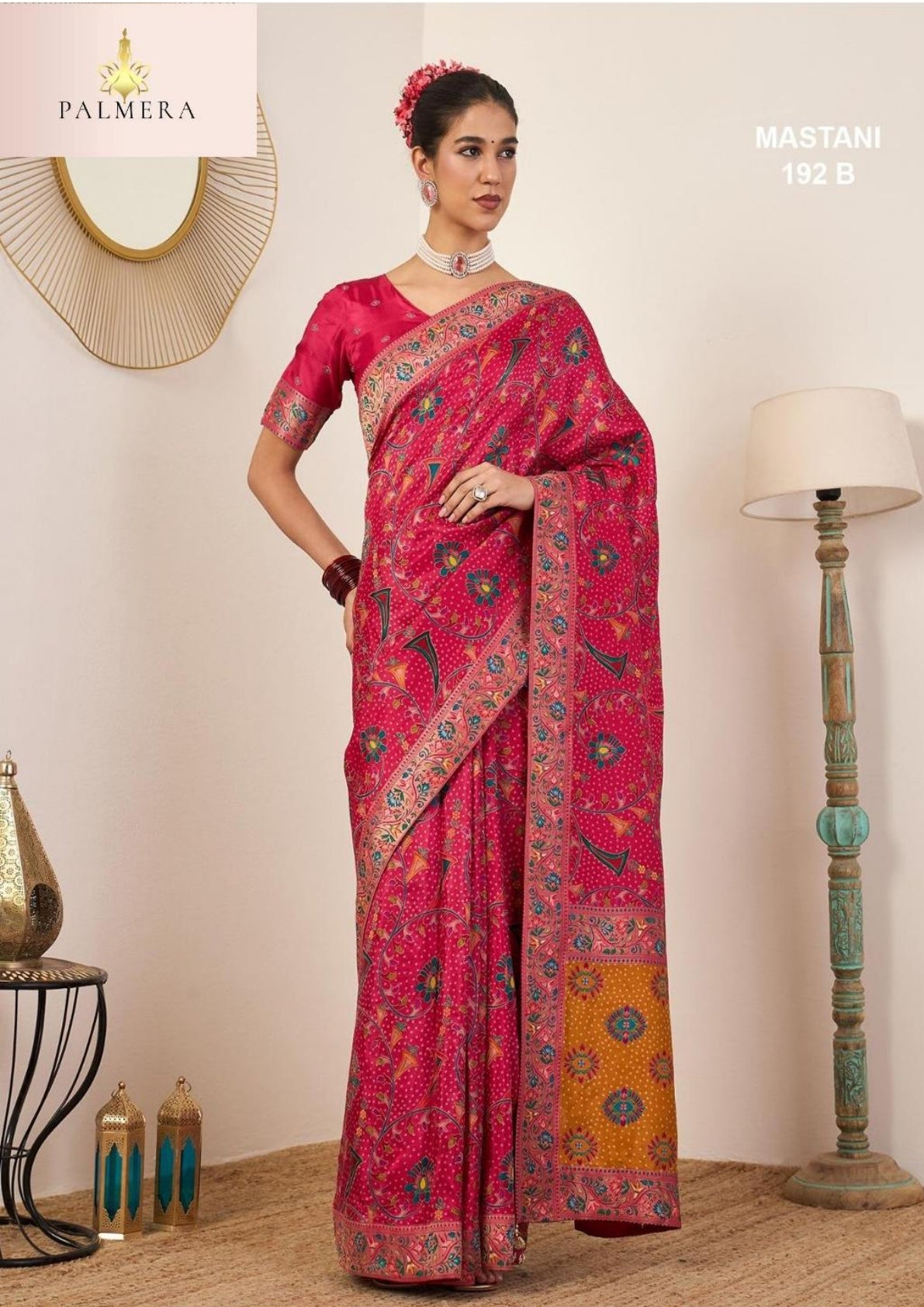 Palmera Saree Manufacturer and Palmera Saree Supplier | ALL-MASTANI-192