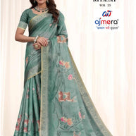 Premium Printed Saree with Matching Blouse Piece for Ethnic Elegance | RMF-RIYASAT VOL-23