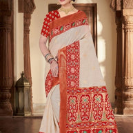 Beautiful Jacquard Silk Saree With Blouse Piece | TUL-SIDDHI COTTON