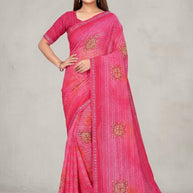 Designer Printed Saree with Blouse Piece for Special Occasions  | SNR-DEVIKA