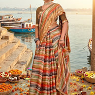Graceful Printed Saree with Blouse Piece for Modern Ethnic Fashion | PRM-NEW FASHION