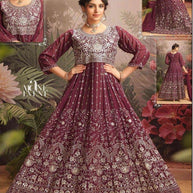 Designer Georgette Gown for Women | KTX-4558-XL