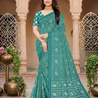 Stylish Printed Saree with Blouse Piece for Traditional Celebrations | PUS-DREAM GIRL-118