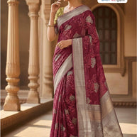 Classic Jacquard Silk Saree with Blouse Piece for Elegant Traditional Look | SBV-HD-1082