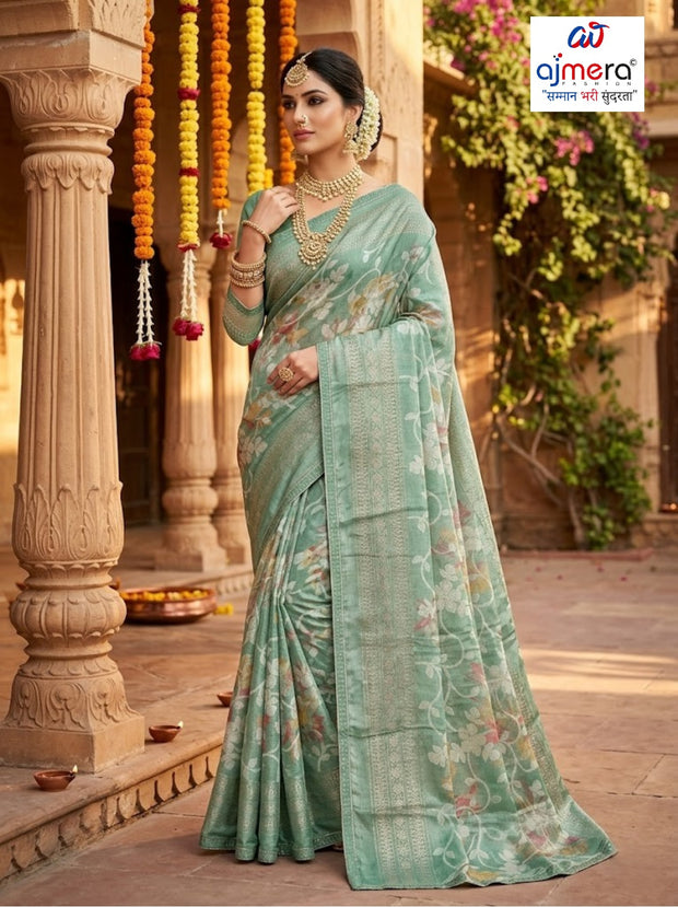 Contemporary Printed Saree with Blouse Piece for Premium Wear | TTS-HEENA VOL-30