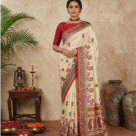 Ganga Silk Saree with Blouse for Premium Ethnic and Designer Wear | ALL-GANGA-29