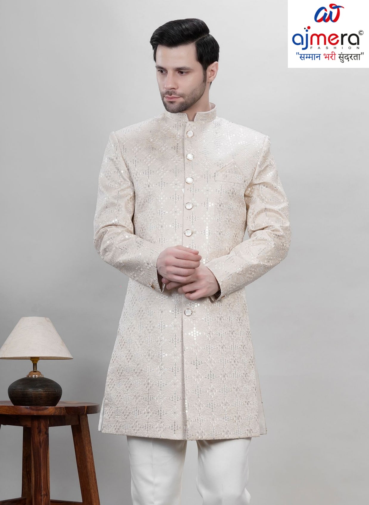 Premium Men's Indo Western for Wedding & Party Wear | SNA-MIN11758