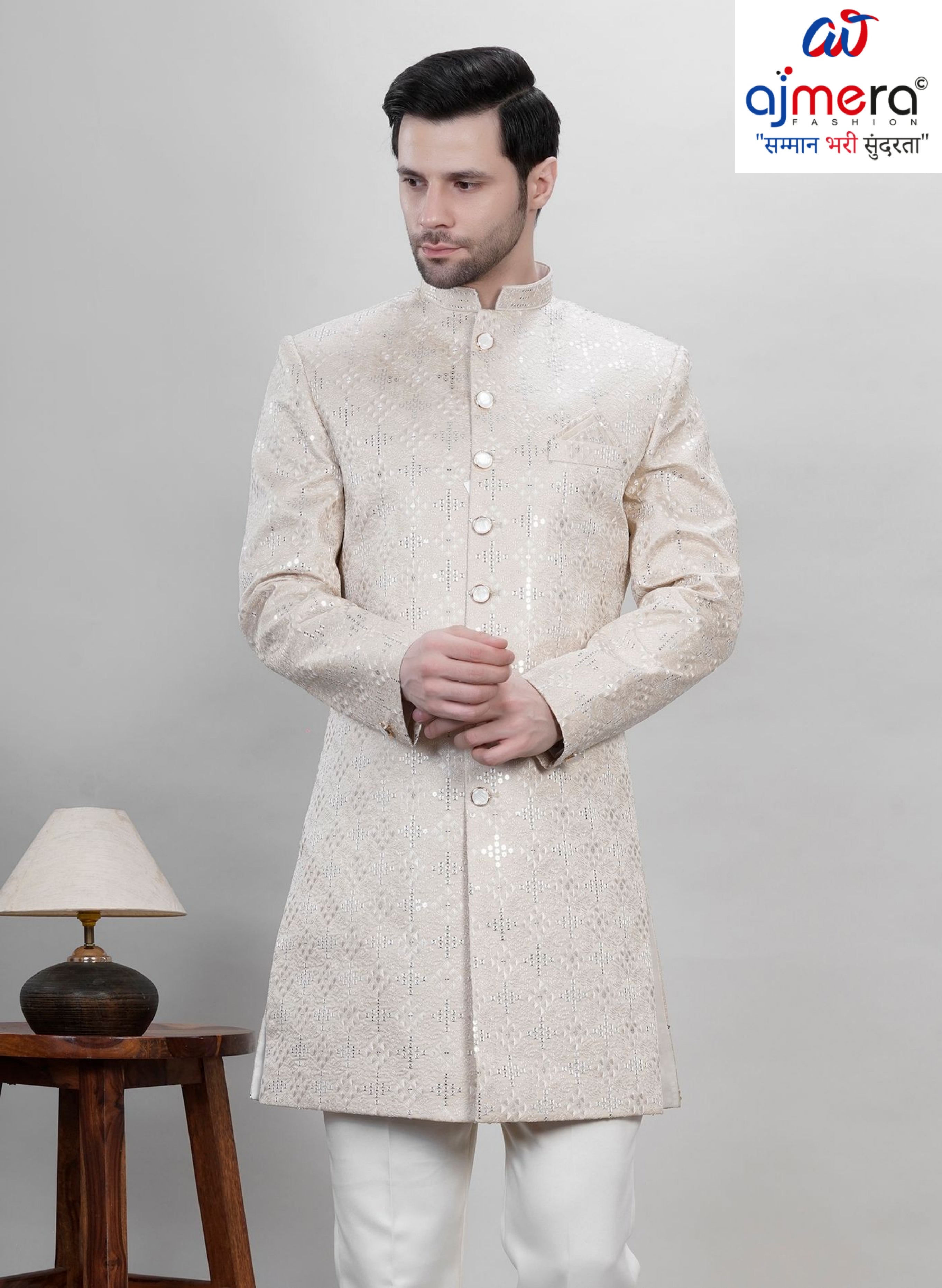 Premium Men's Indo Western for Wedding & Party Wear | SNA-MIN11758
