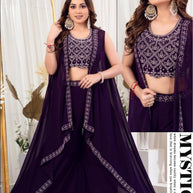 Elegant Georgette Designer Party Wear Gown for Women | KTX-RAHA-02