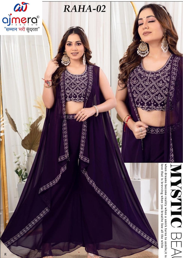Elegant Georgette Designer Party Wear Gown for Women | KTX-RAHA-02