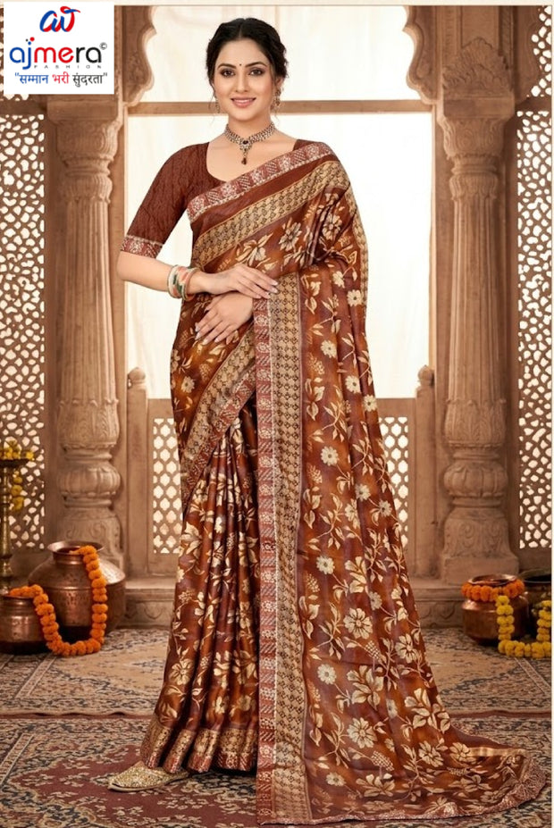 Premium Printed Saree with Matching Blouse Piece for Ethnic Elegance | TTS-GULSHAN VOL-8