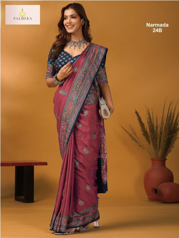 Palmera Saree Manufacturer and Palmera Saree Supplier | ALL-NARMADA-24