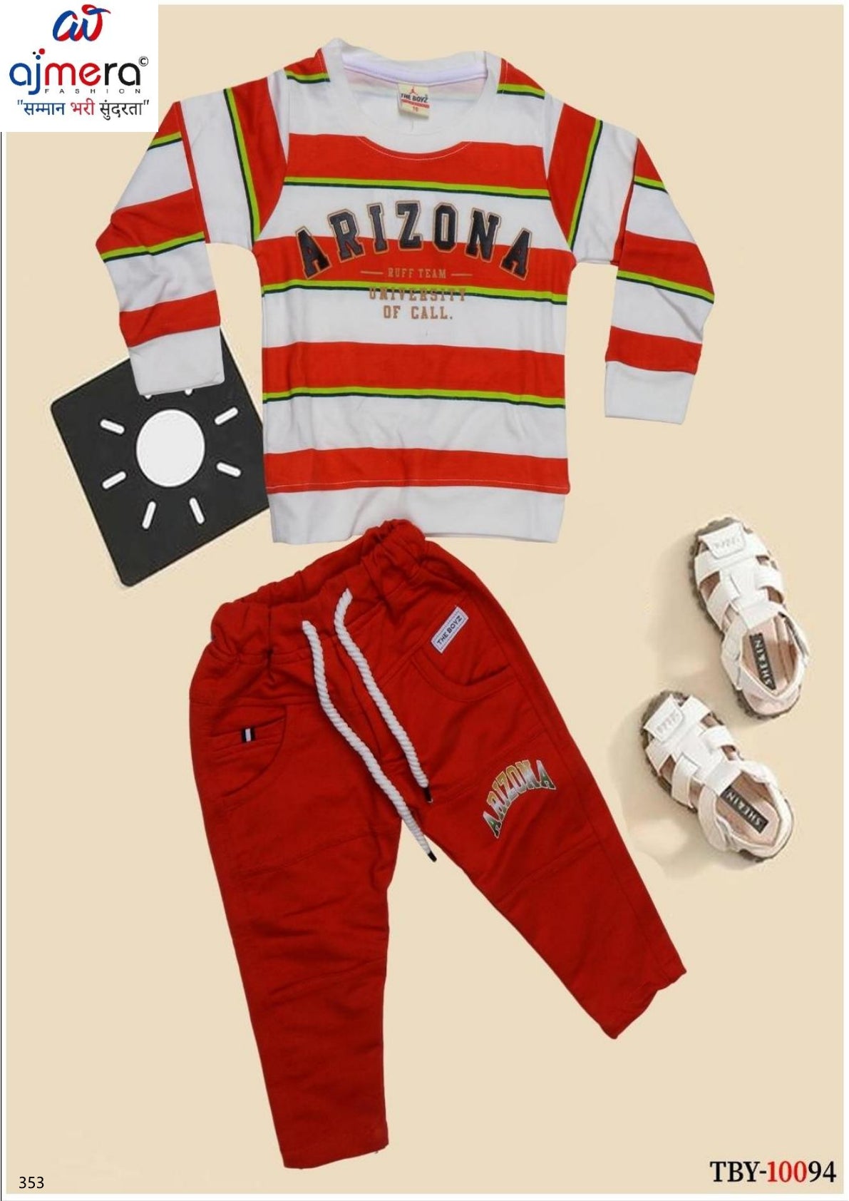 Kids T-Shirt & Pant Set Wholesale in India | TBY-10094-1