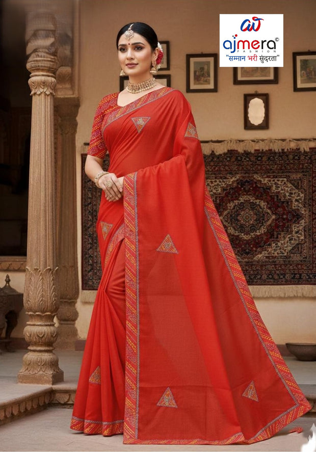 Saree Manufacturer in Surat with Blouse Piece for Premium Ethnic and Traditional Wear | RAL-BHOOL BHULAIYAA