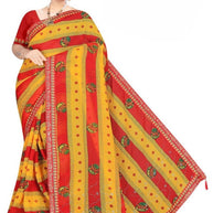Dyed Matching Saree Manufacturer with Blouse Piece for Premium Ethnic and Traditional Wear | RAL-BANDHEJ