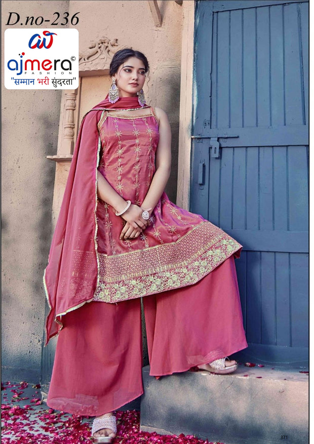 Elegant Georgette Designer Party Wear Gown for Women | SHP-236