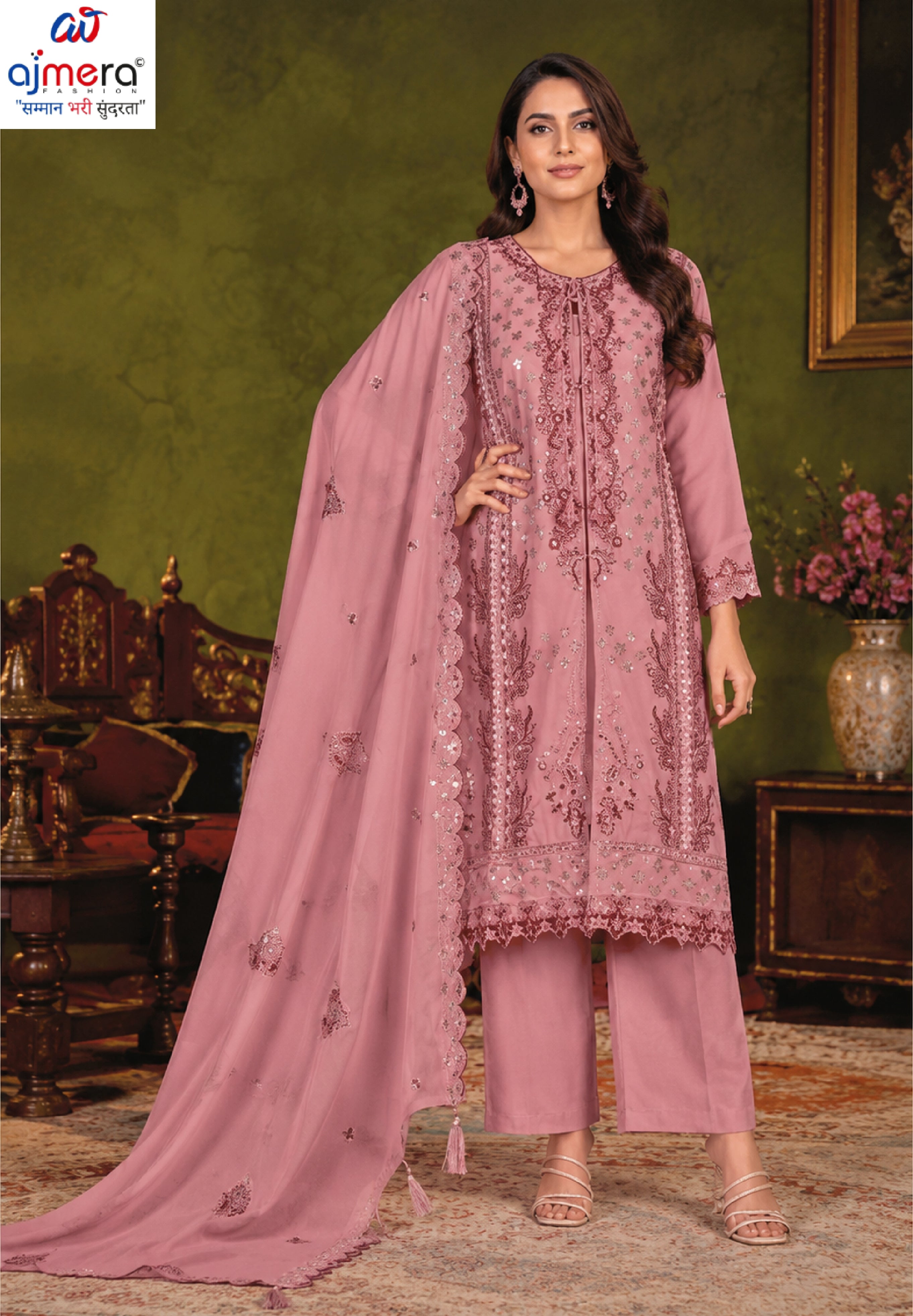 Designer Premium Pakistani Designer Suit for Women | JPF-4209