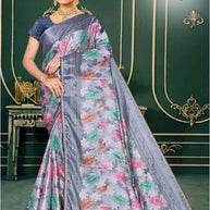 Trendy Printed Saree with Blouse Piece for Women’s Ethnic Wardrobe  | SNR-SUNDAY
