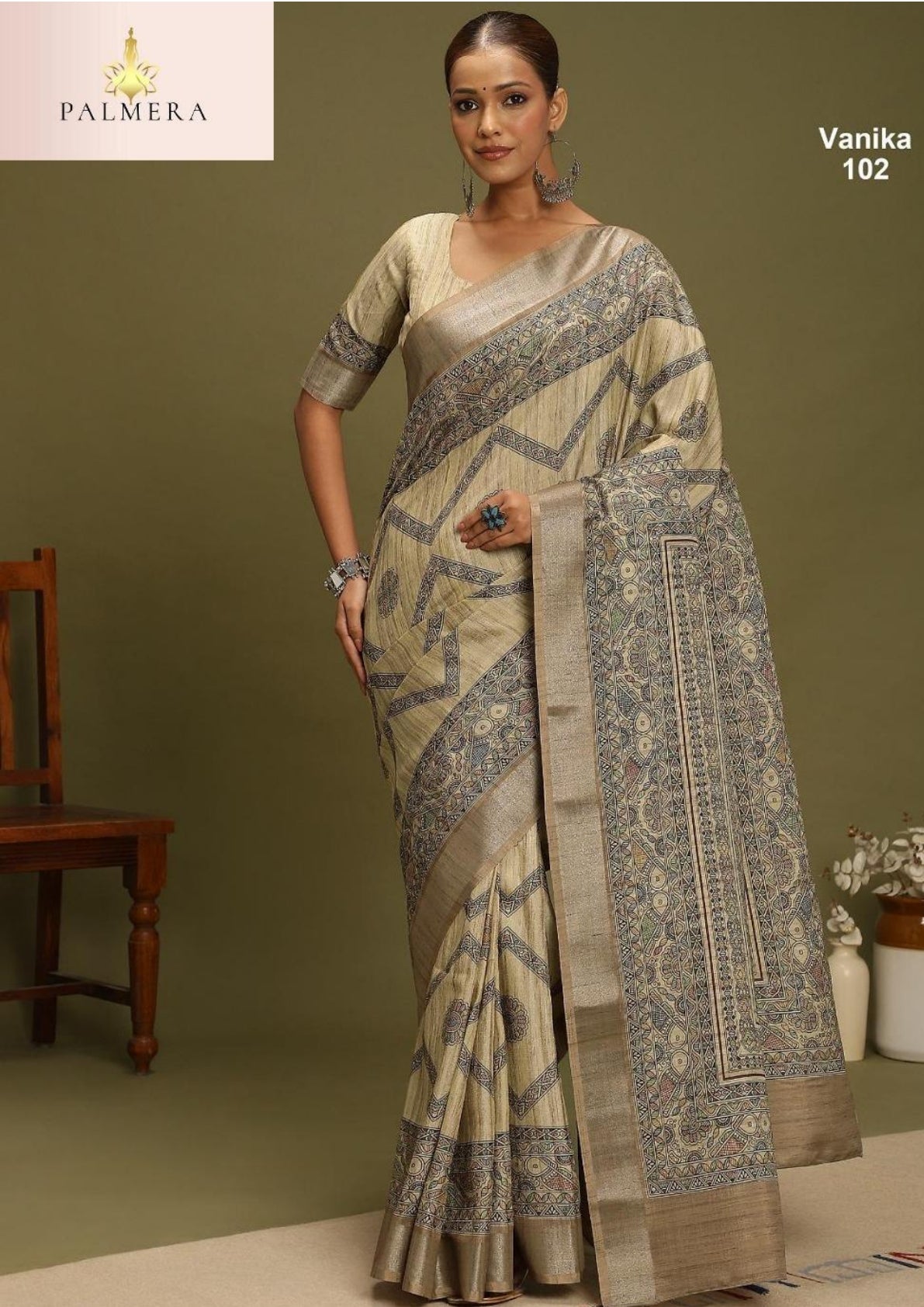 Palmera Saree Manufacturer and Palmera Saree Supplier | ALL-VANIKA VOL-01