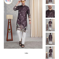Premium Men's Kurta & Payjama for Wedding & Festive Wear | SNA-MKP12571