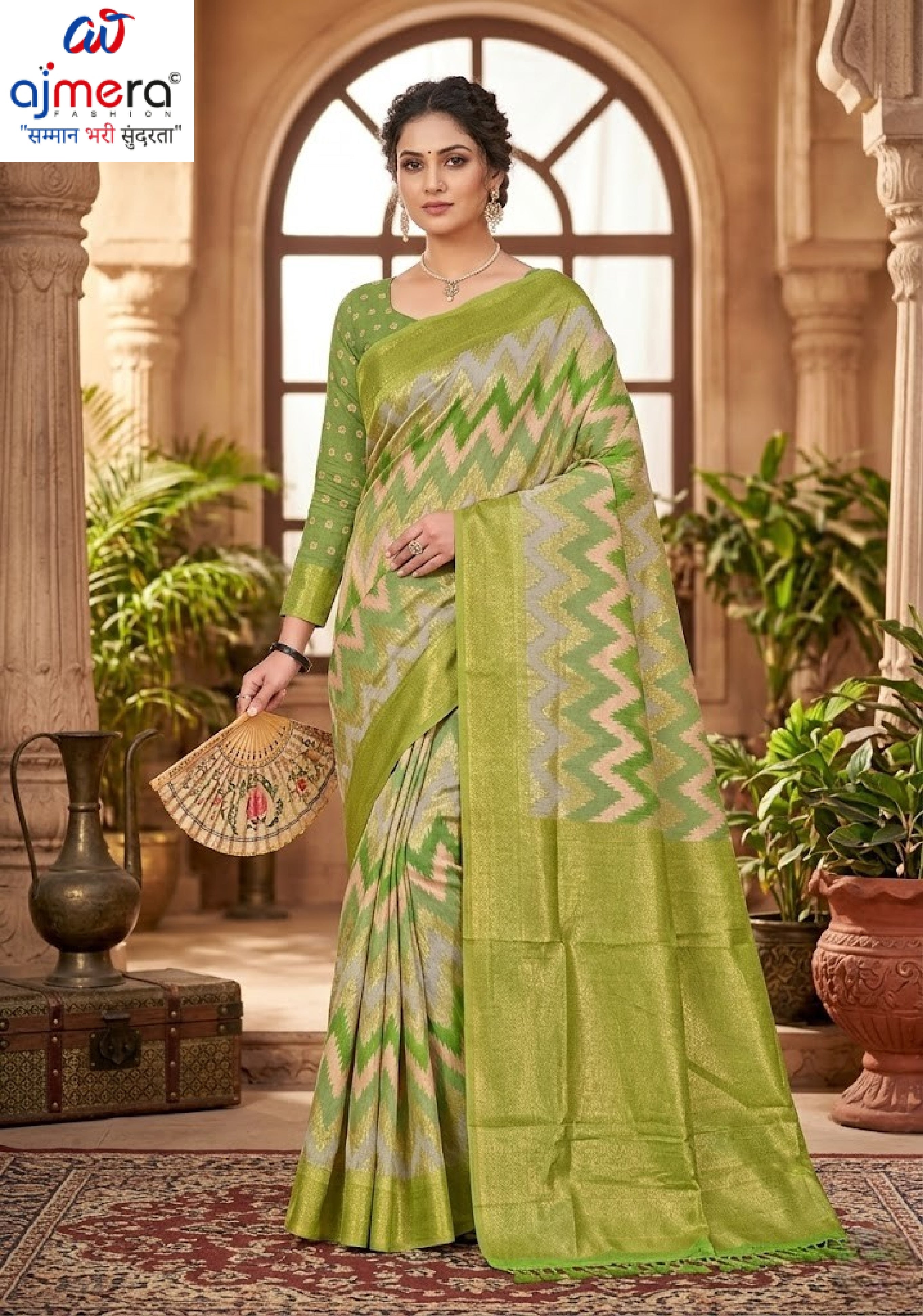 Exclusive Jacquard Silk Saree without Blouse for Premium Cultural Wear | TUL-CHANDRAMUKHI COTTON