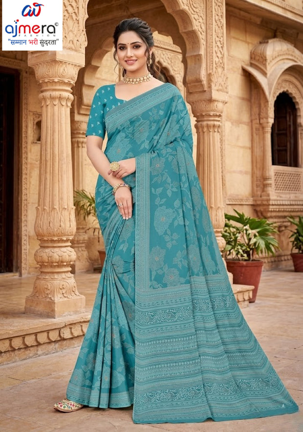 Graceful Printed Saree with Blouse Piece for Modern Ethnic Fashion | PUS-DREAM GIRL-237