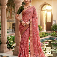 Graceful Printed Saree with Blouse Piece for Modern Ethnic Fashion  | VDT-SONAKSHI-3