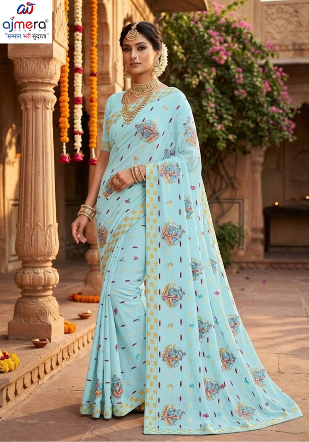 Designer Cotton Saree with Without Blouse for Premium Ethnic and Traditional Wear | PJA-GAJAL