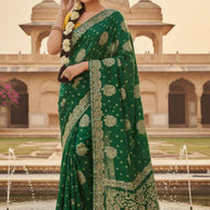 Handwork Heritage Saree Manufacturer and Handwork Heritage Saree Supplier | SXS-1691