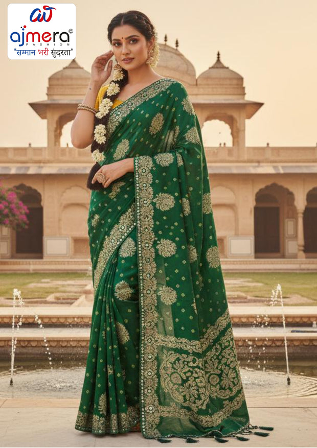 Handwork Heritage Saree Manufacturer and Handwork Heritage Saree Supplier | SXS-1691