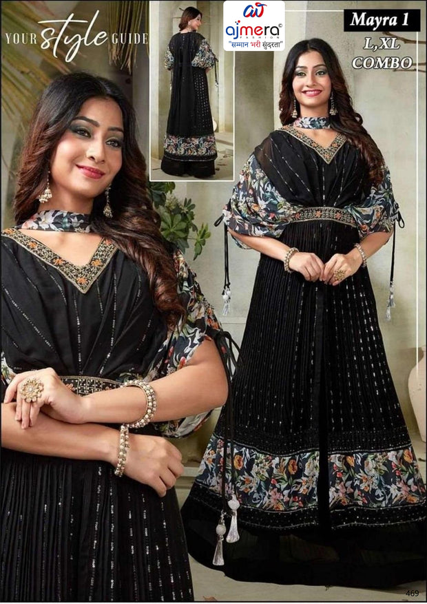 Designer Georgette Gown for Women | KTX-MAYRA-1