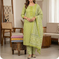 Premium Cotton Unstitched Suit Set | SPT-ADITI