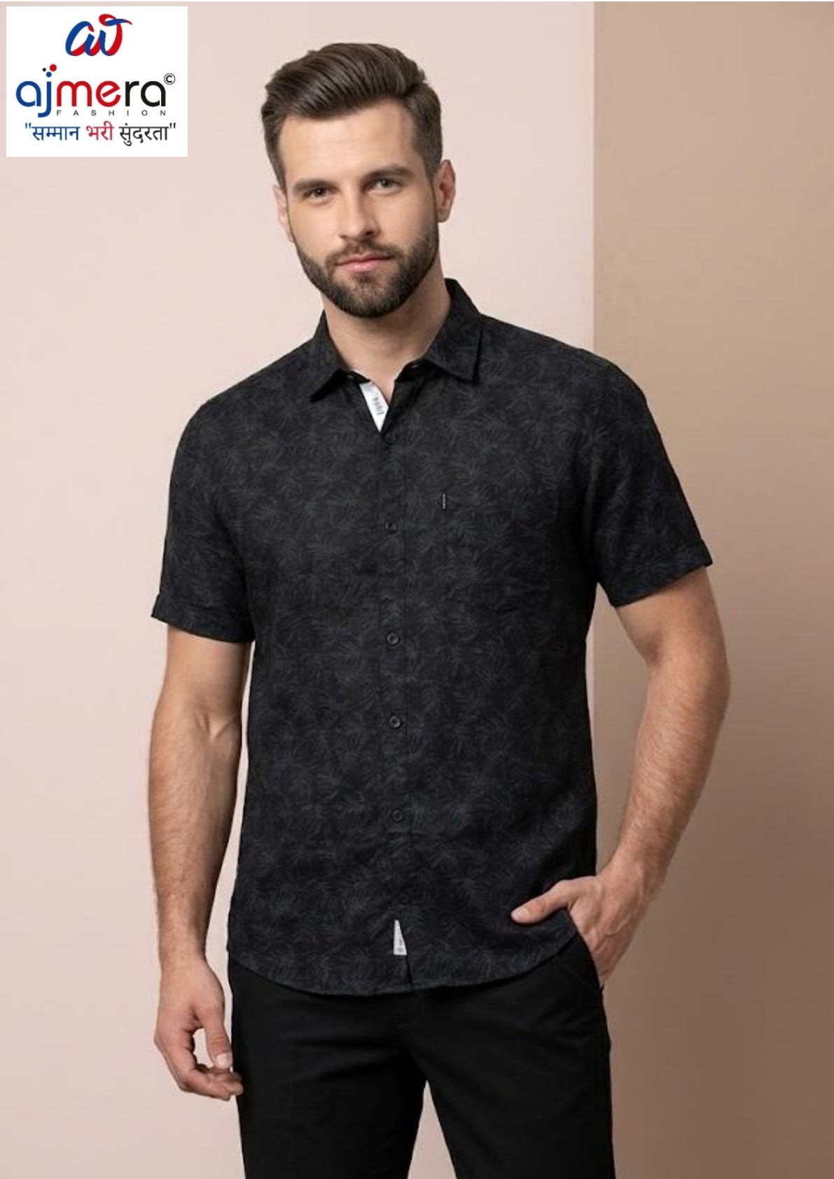 Mens Shirt Manufacturer India for Retailers | MRS-LINAN PRINT-A