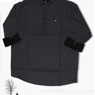 Mens Kurta Manufacturer India | AGM-SILKY SATIN PRINT-A