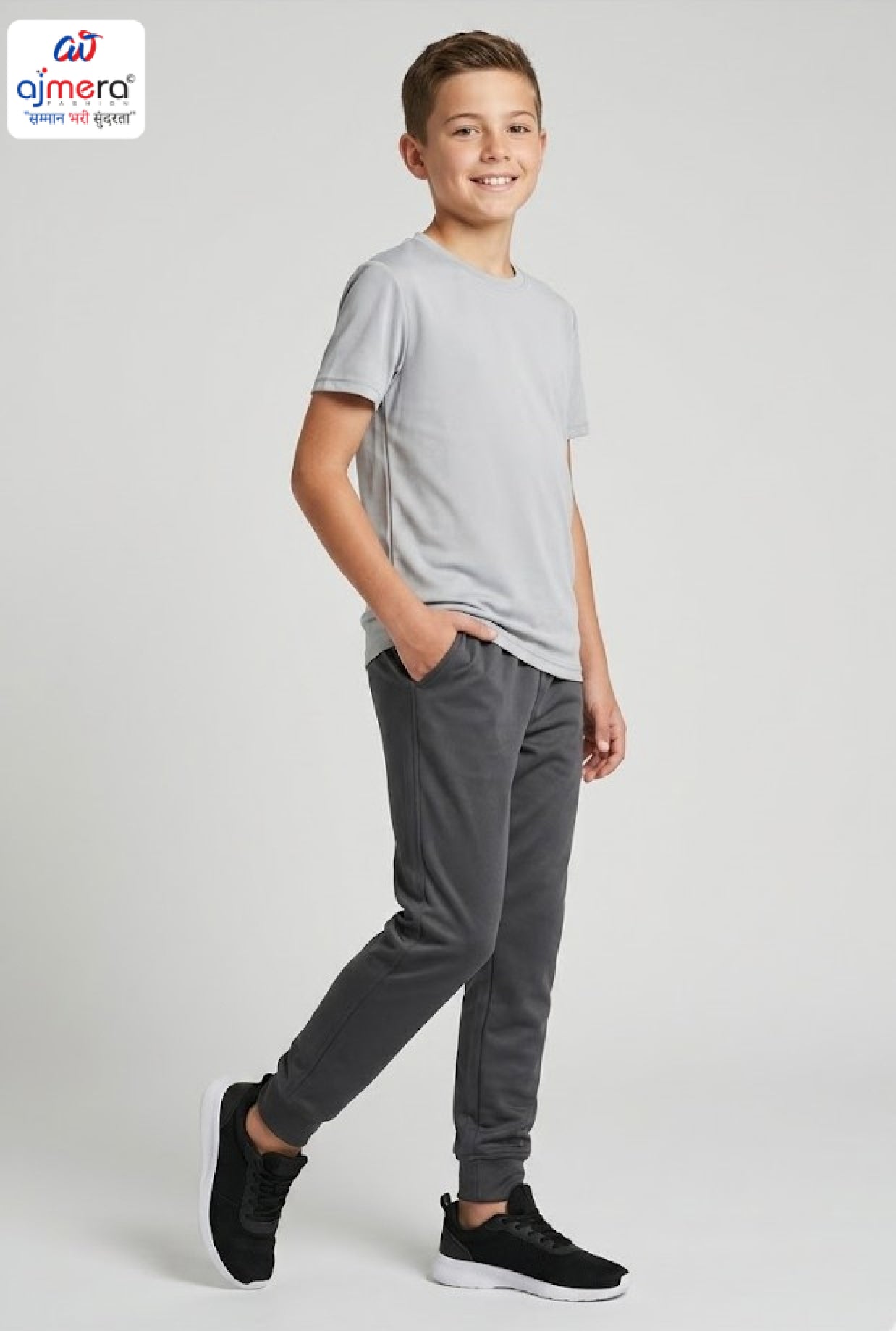 Wholesale Kids Track Pant | MJE-26 RIB-1