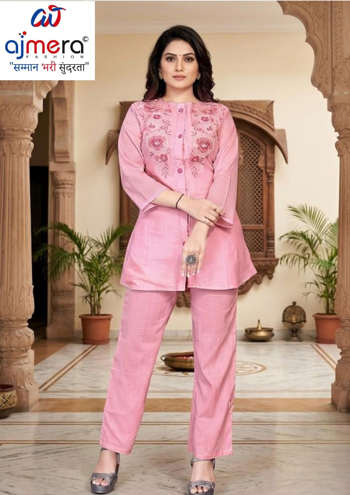 Designer Contemporary Co-Ord Kurti Set for Women | SMY-ALORA