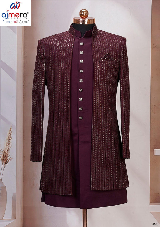 Premium Men's Indo Western for Wedding & Party Wear | SNA-MIN11557