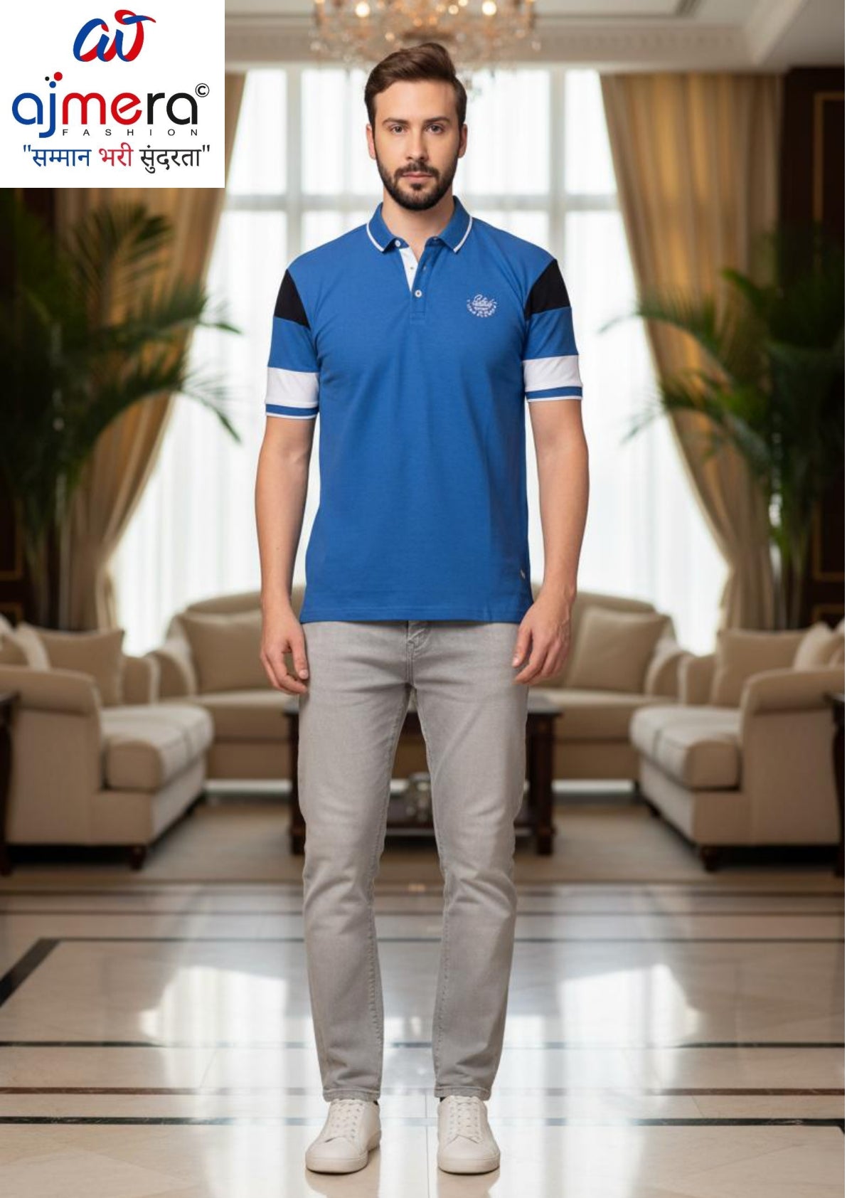 Mens T-Shirt Supplier India | JPSTSPOTK052