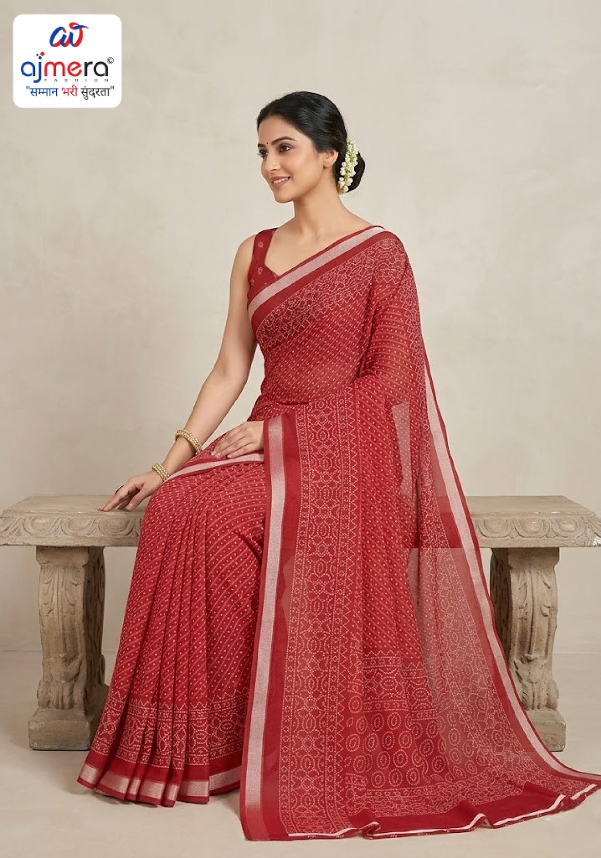 Stylish Printed Saree with Blouse Piece for Traditional Celebrations | RMF-PARI VOL-7