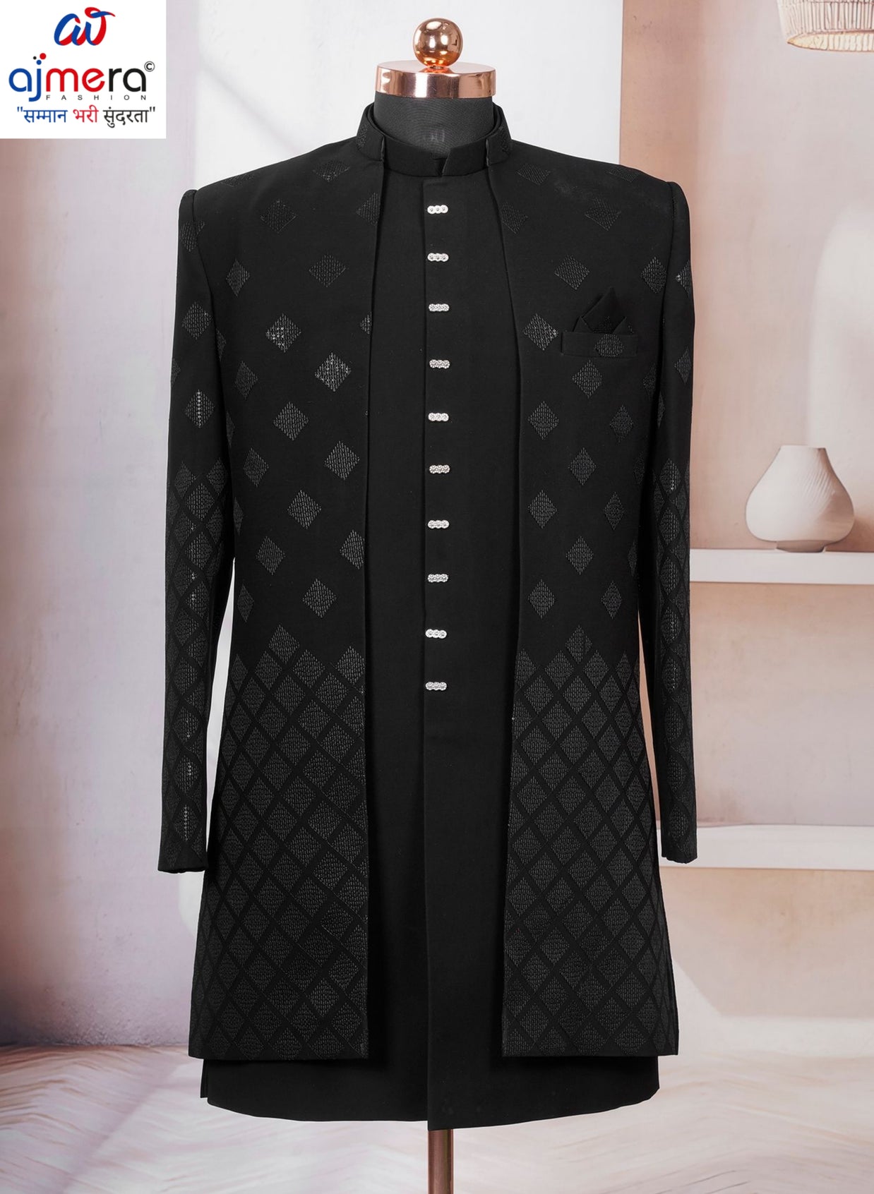 Premium Men's Indo Western for Wedding & Party Wear | SNA-MIN11543