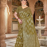 Sophisticated Rapier Silk Matching Saree With Blouse Piece | DBU-SHILPA QUEEN